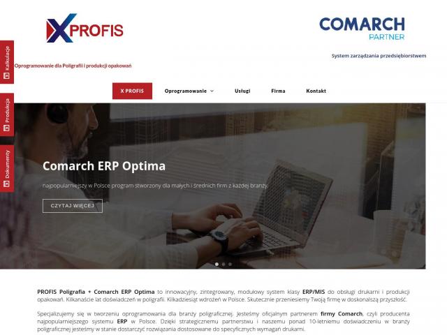 xProfis - Oprogramowanie dla Poligrafii i produkcji opakowań