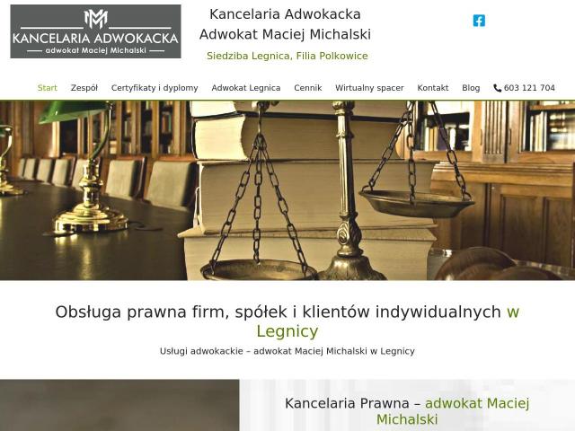Kancelaria adwokacka adw. Maciej Michalski