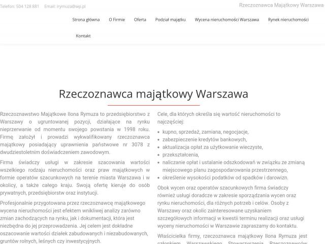 Rzeczoznawca Majątkowy Ilona Rymuza