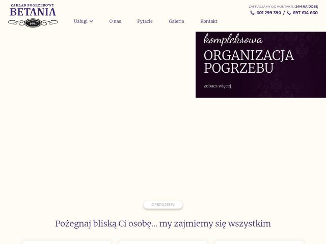 Zakład Pogrzebowy BETANIA