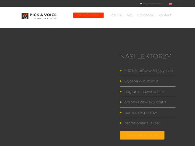 PICK A VOICE