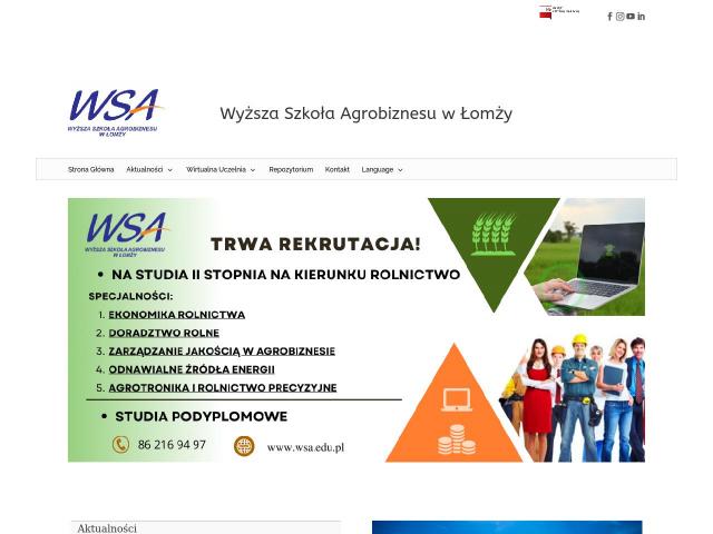 Wyższa Szkoła Agrobiznesu w Łomży