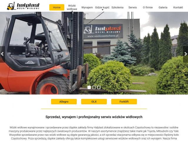 Wózki widłowe Halplast