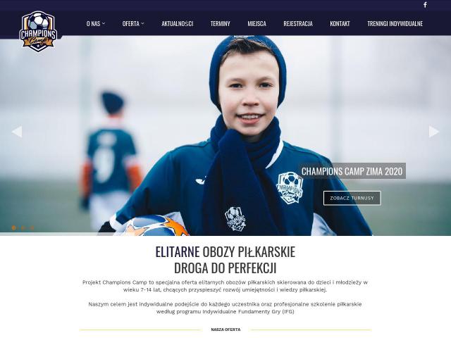 CHAMPIONS CAMP - elitarne obozy piłkarskie