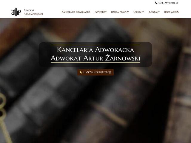 Kancelaria Adwokacka Adwokat Artur Żarnowski